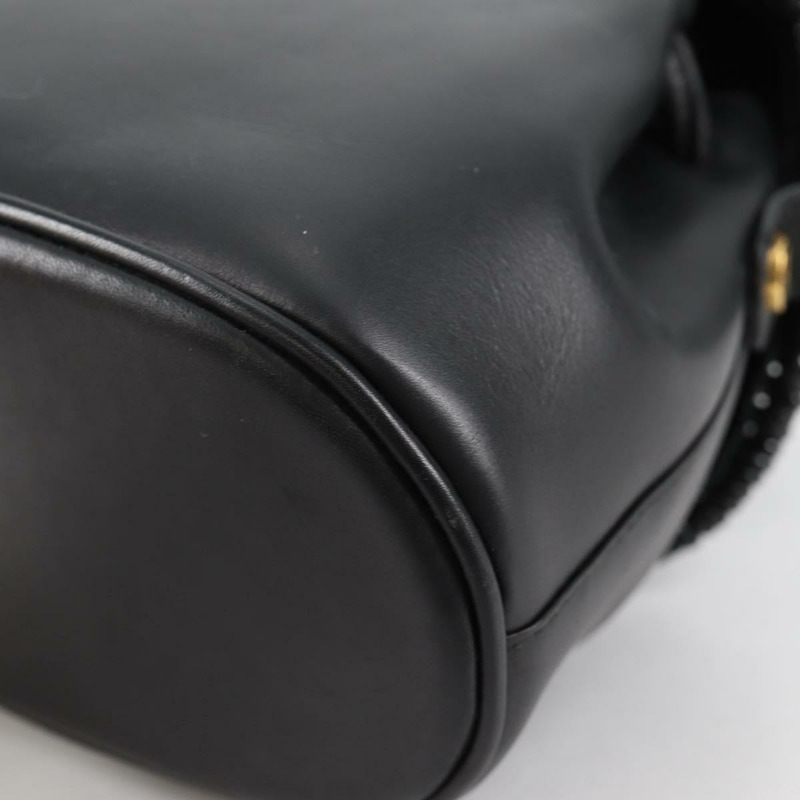 【日本直送】Salvatore Ferragamo Gancini 單肩包 藤條 黑金 正品 141501V-17