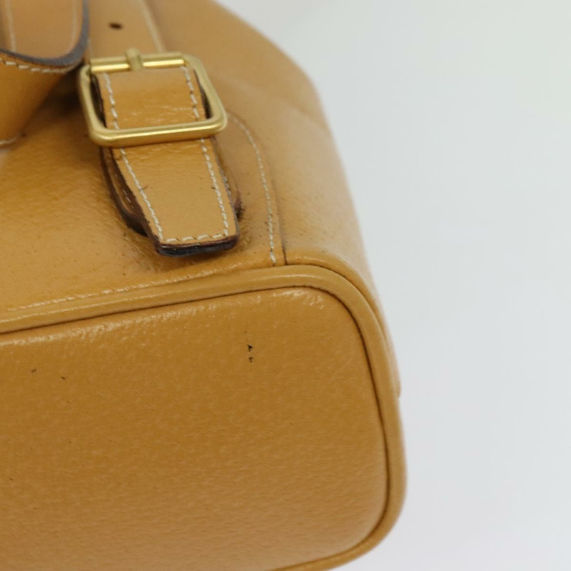 【日本直送】GUCCI 竹節雙肩包 皮革 米色 金色 003 2034 0030 正品 ep10604-8