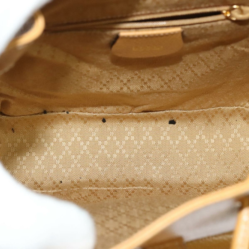 【日本直送】GUCCI 竹節雙肩包 皮革 米色 金色 003 2034 0030 正品 ep10604-10