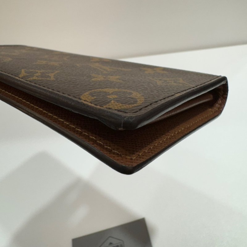 LV 對開 長夾/皮夾 M66540 85成新-7