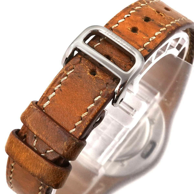 Hermès Arne HA3 210 女士日期白色石英腕錶-6
