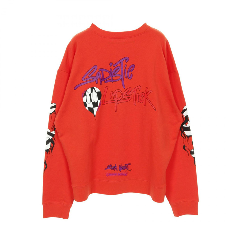 CHROME HEARTS 克羅心 × MATTY BOY SPARK THE HEART SWTSHRT 運動衫棉 橘色 多色 二手 男裝-1