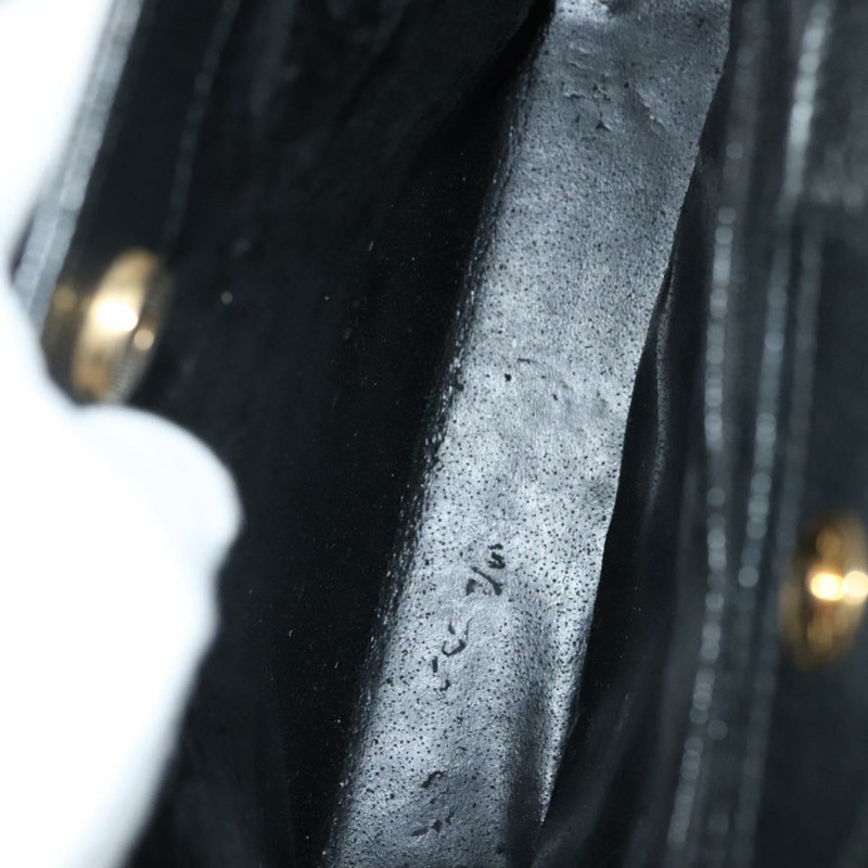 【日本直送】GUCCI 竹節手提包 絨面革 黑色 金色 002 1186 0260 正品 ep10379-9