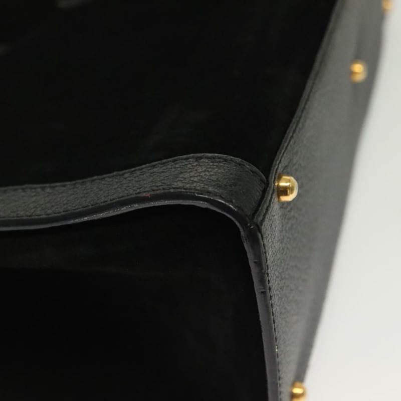 【日本直送】GUCCI 竹節手提包 絨面革 黑色 金色 002 1186 0260 正品 ep10379-14