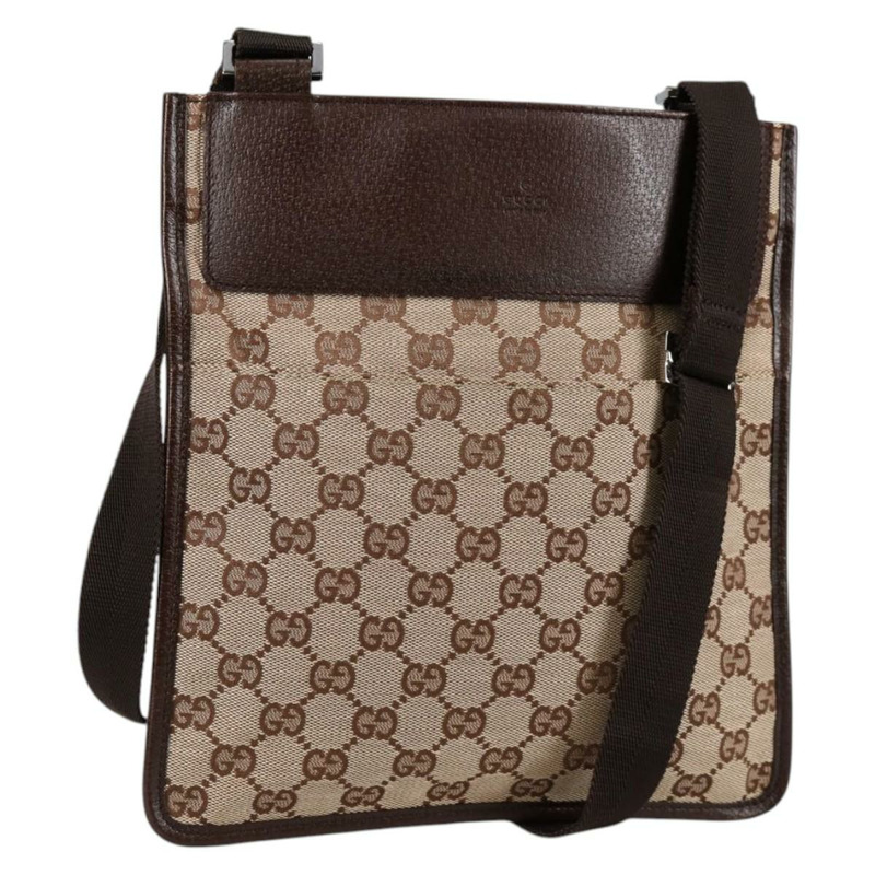 【日本直送】GUCCI GG 帆布肩背包 米色銀色 27639 正品 yk19324V-0
