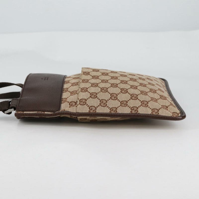 【日本直送】GUCCI GG 帆布肩背包 米色銀色 27639 正品 yk19324V-3