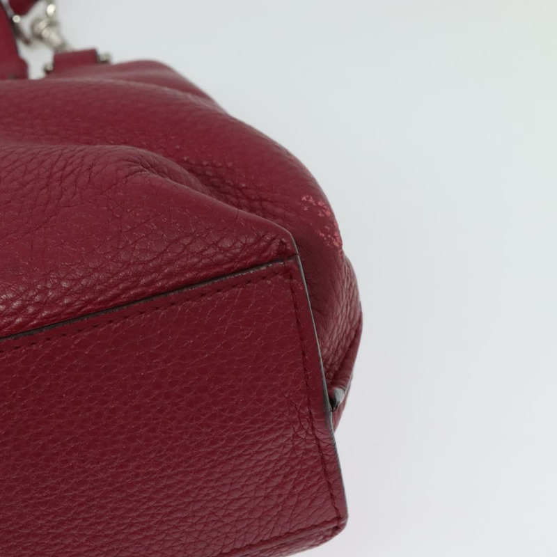 【日本直送】GUCCI 竹節日常手提包 皮革 兩用 粉紅色 銀色 370831 正品 BA5180-8