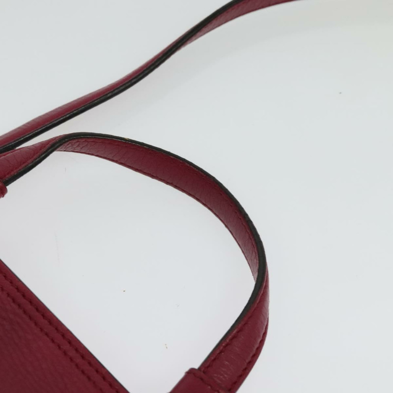 【日本直送】GUCCI 竹節日常手提包 皮革 兩用 粉紅色 銀色 370831 正品 BA5180-13