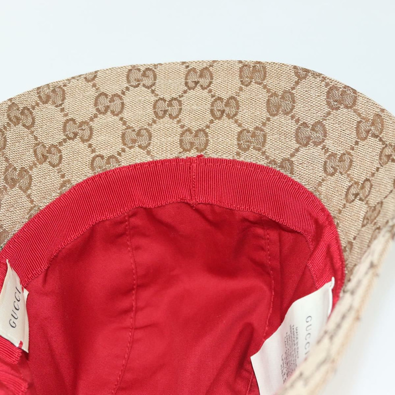 【日本直送】GUCCI GG 帆布織帶雪莉線帽 M 米色紅綠 411790 正品 yk19494-9