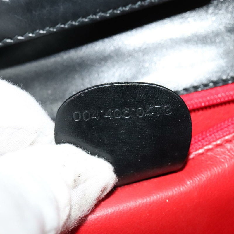 【日本直送】GUCCI 鏈條單肩包 皮革 黑金 004 406 0473 正品 ep10895-11