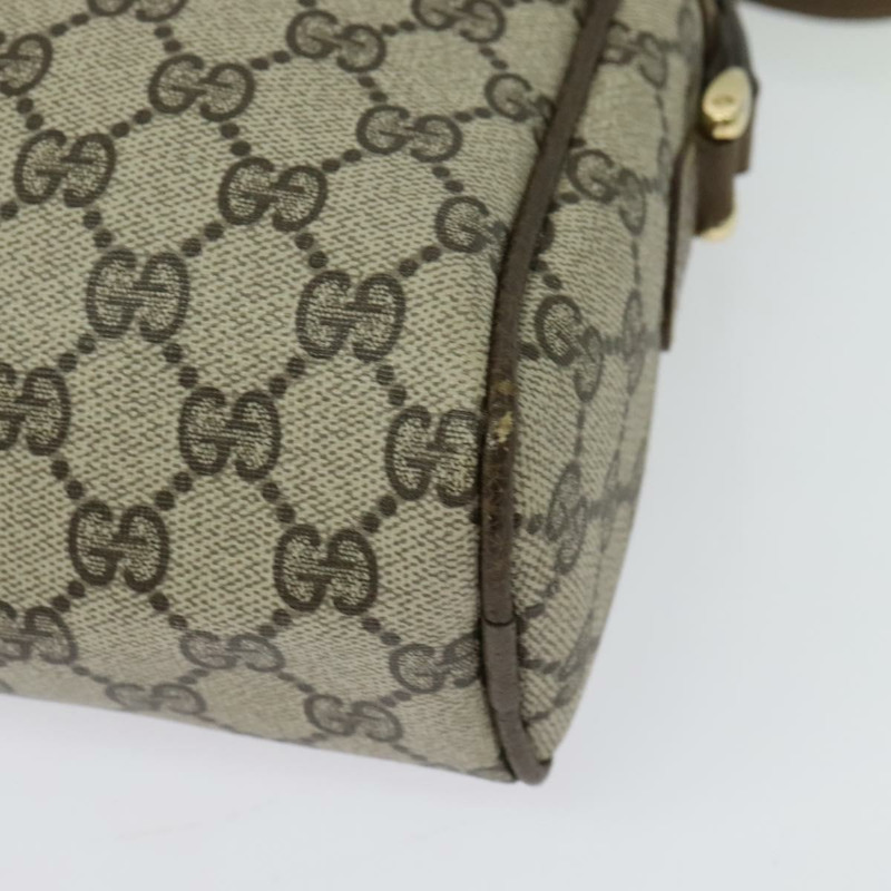 【日本直送】GUCCI GG Supreme Web Sherry Line 單肩包 PVC 米色金色紅色 正品 ep10859-13