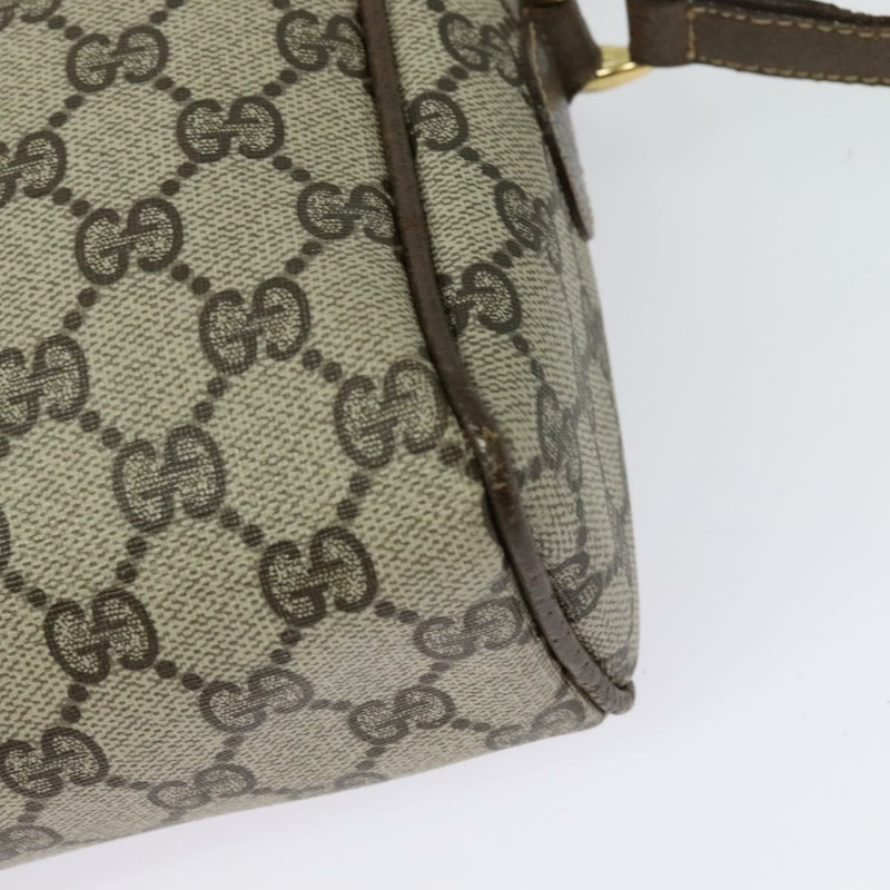 【日本直送】GUCCI GG Supreme Web Sherry Line 單肩包 PVC 米色金色紅色 正品 ep10859-15