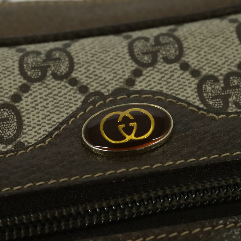 【日本直送】GUCCI GG Supreme Web Sherry Line 單肩包 PVC 米色金色紅色 正品 ep10859-16