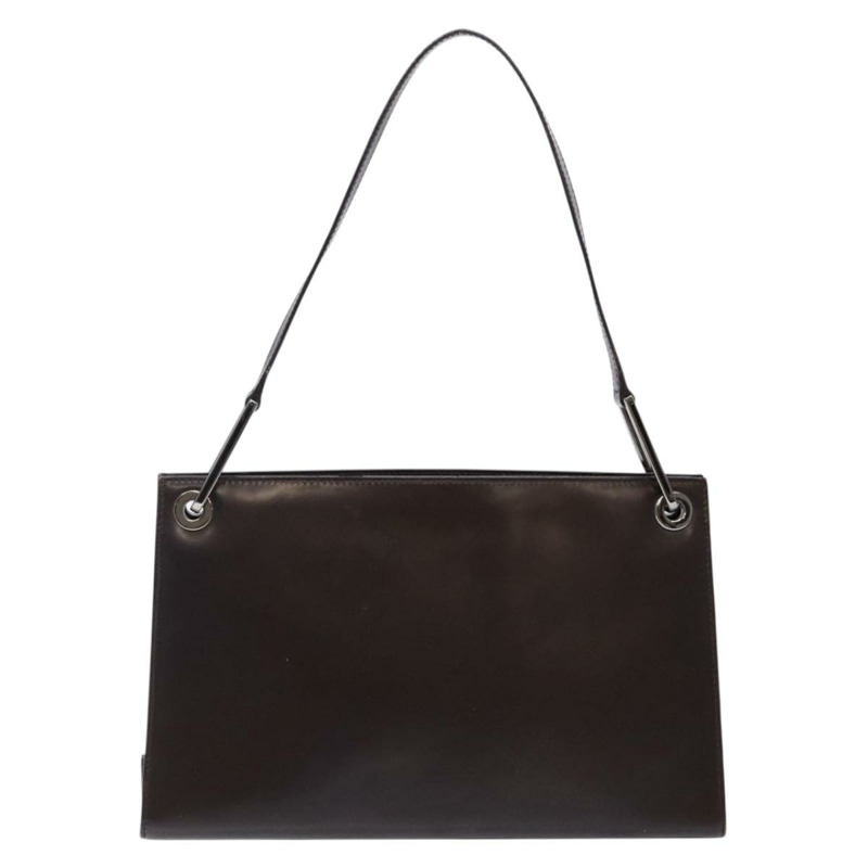 【日本直送】GUCCI 漆皮肩背包 棕色 銀色 001 3034 1705 正品 ep10769-1