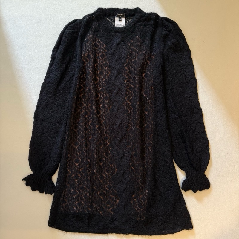 Chanel alpaca dress 香奈兒 駝羊毛 洋裝-0
