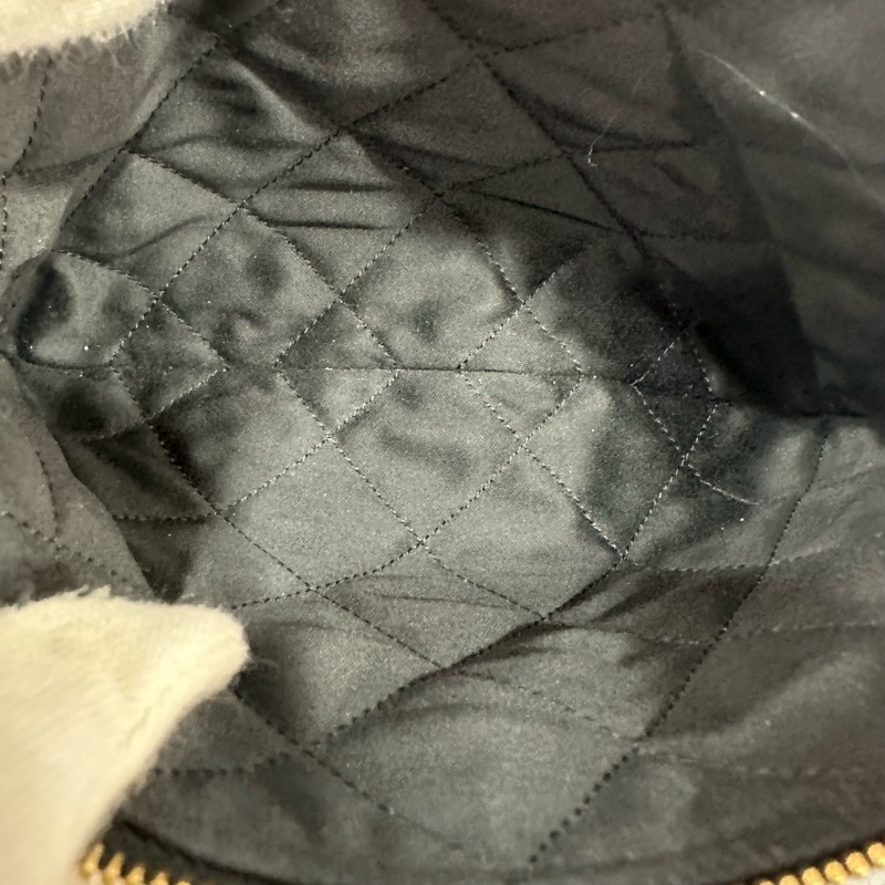 chanel AS3260 黑羊皮金釦肩背包 22 bag 小號-51
