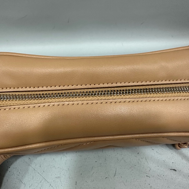 Gucci 447632 奶茶色牛皮marmont GG 相機包-20