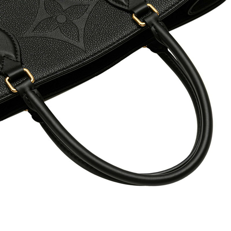 Louis Vuitton Monogram Empreinte On the Go GM 手提包/單肩包,兩用,M44925,Noir 黑色皮革,女款,LOUIS VUITTON-4