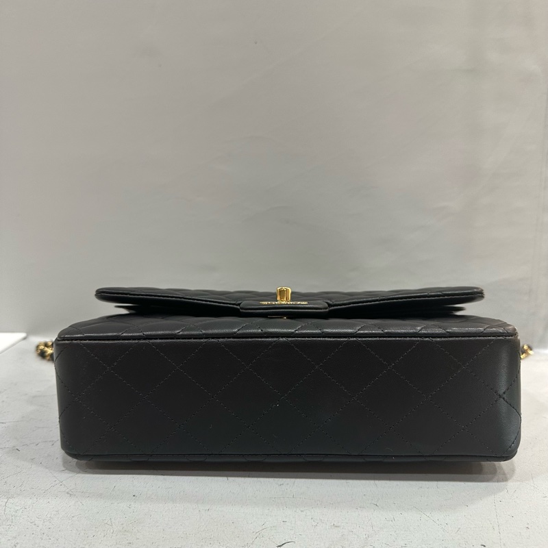 Chanel A01112 黑羊皮金釦 Coco CF 25-4