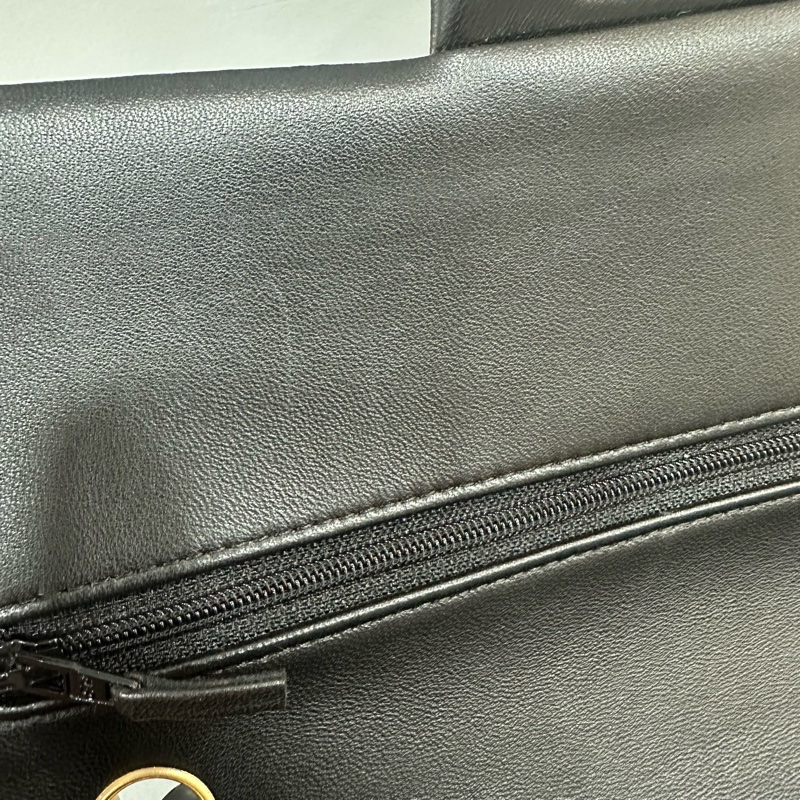 Chanel A01112 黑羊皮金釦 Coco CF 25-34