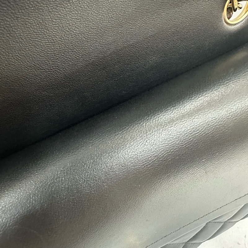 Chanel A01112 黑羊皮金釦 Coco CF 25-46