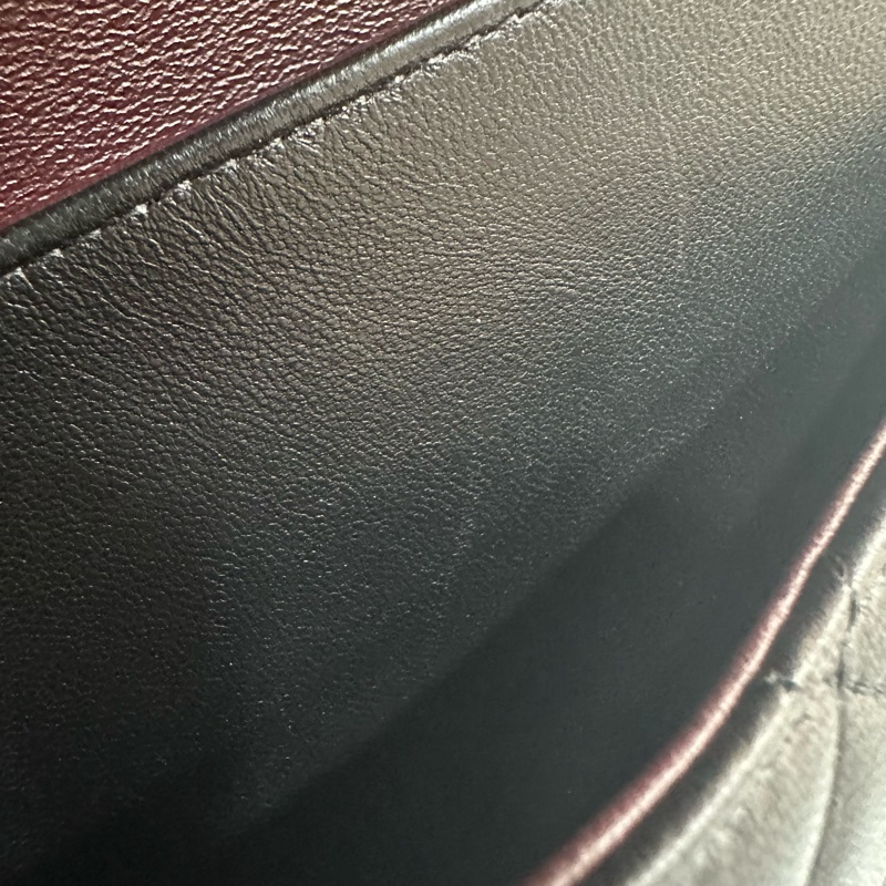 Chanel A01112 黑羊皮金釦 Coco CF 25-52
