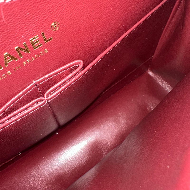 Chanel A01112 黑羊皮金釦 Coco CF 25-59