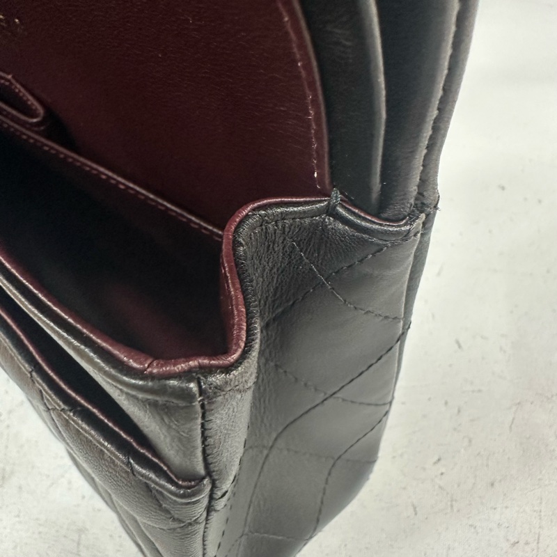 Chanel A01112 黑羊皮金釦 Coco CF 25-65