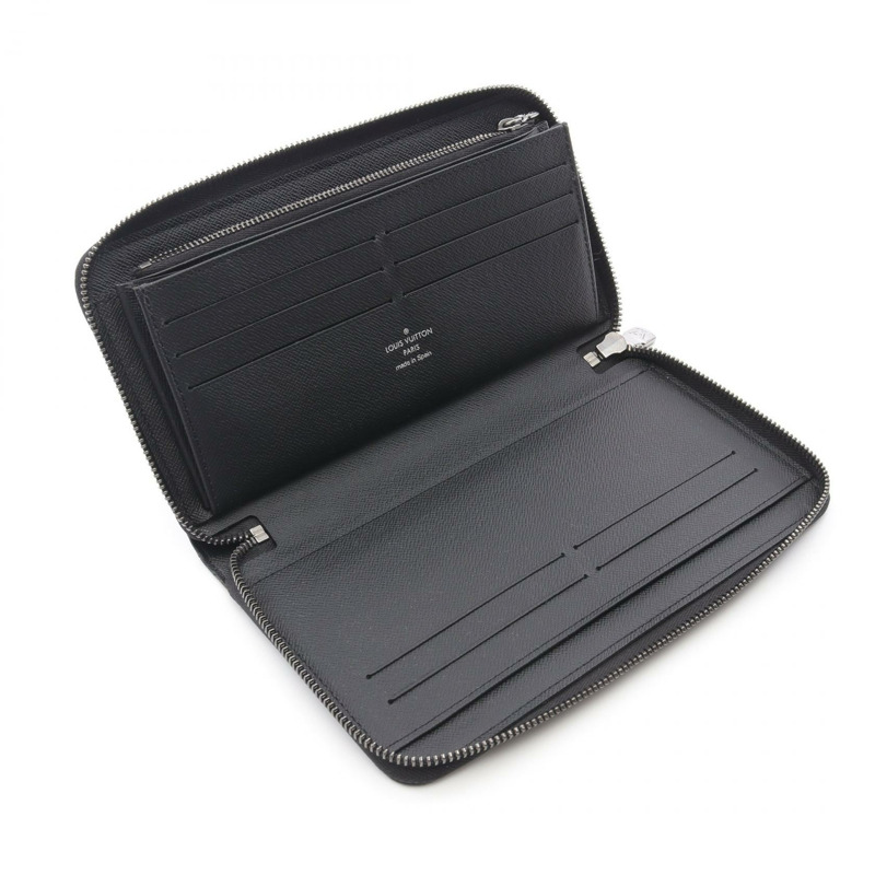LOUIS VUITTON Zippy Organizer NM 皮夾 M82081 Monogram Eclipse 黑色 二手男款-2