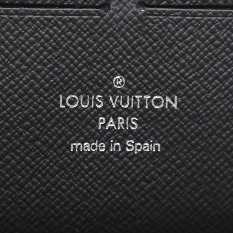 LOUIS VUITTON Zippy Organizer NM 皮夾 M82081 Monogram Eclipse 黑色 二手男款-4
