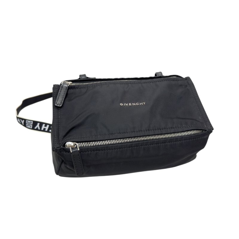 GIVENCHY Pandora 帆布拼皮 斜背包-3