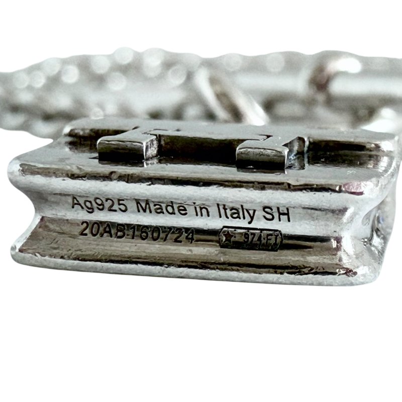 HERMES Amulettes Constance 純銀 手鏈-5