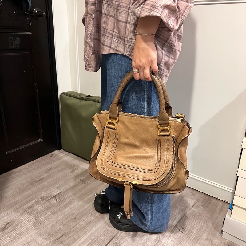 二手狀況良好chloe經典Marcie牛皮IT Bag-16