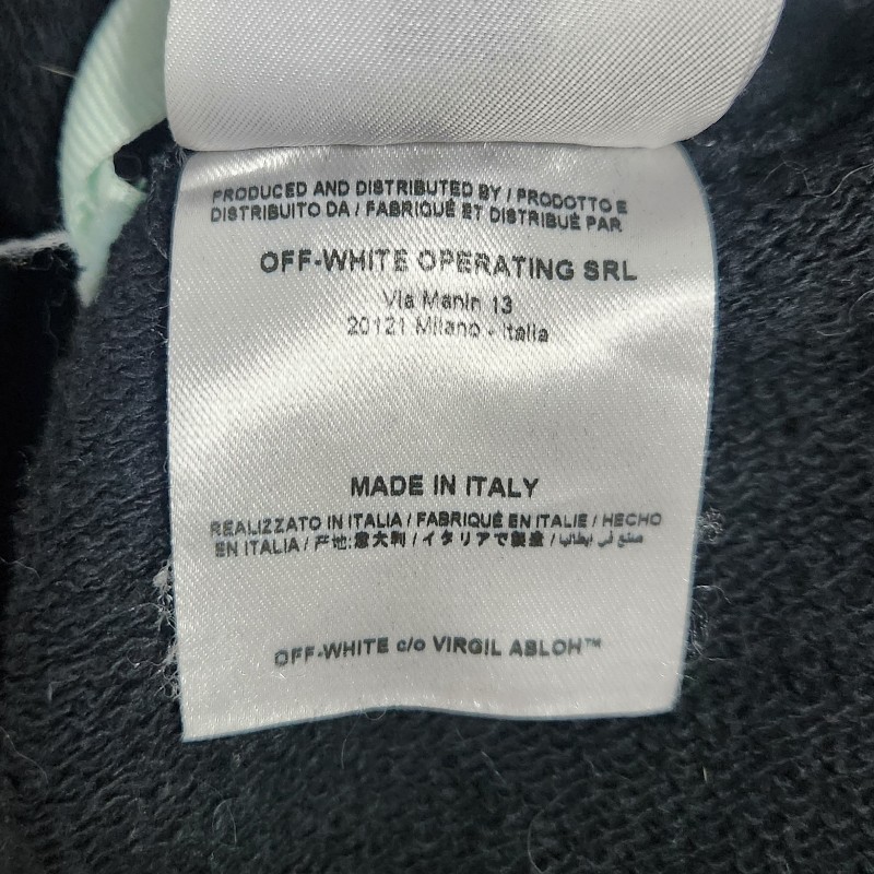 Off-White x Champion聯名款 做舊破壞帽T-7