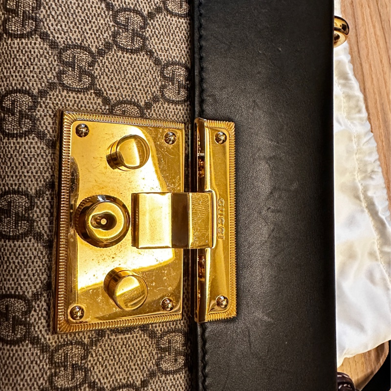 Gucci padlock金扣鏈條包-1