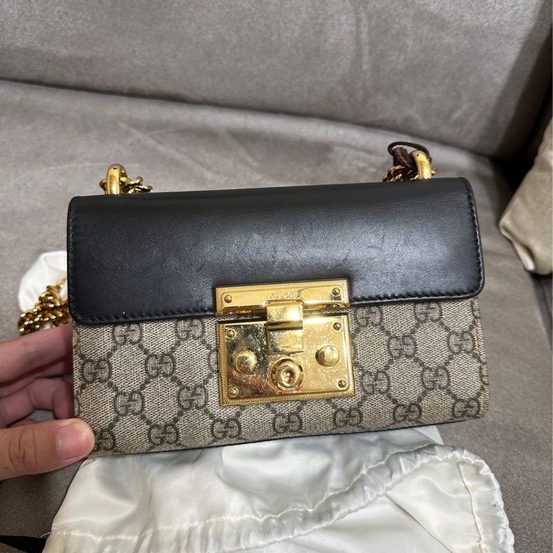 Gucci padlock金扣鏈條包-1
