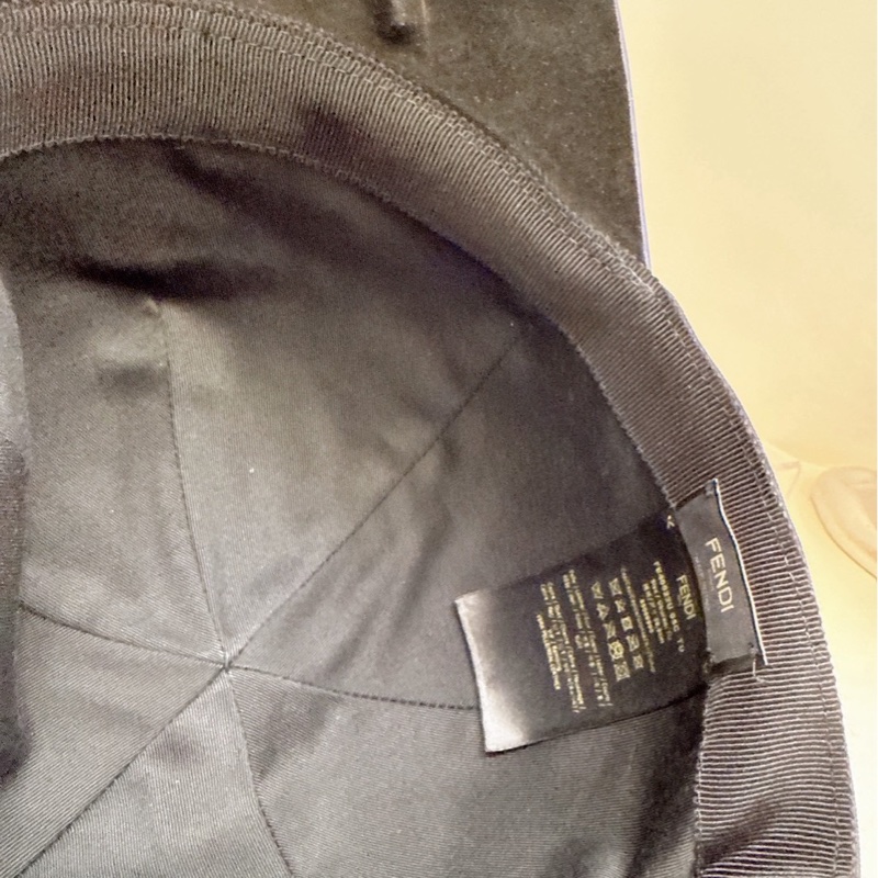 Fendi 黑色棒球墨鏡帽🖤全新-5