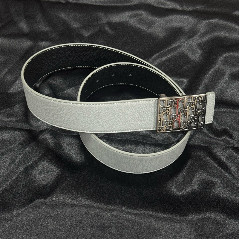 Dior 雙色皮帶 大方匡Logo皮帶釦 🖤 特價🉐尺寸85-3