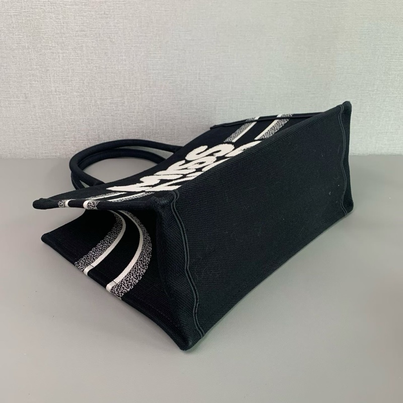 Dior 黑白刺繡MISS DIOR tote 中號-5