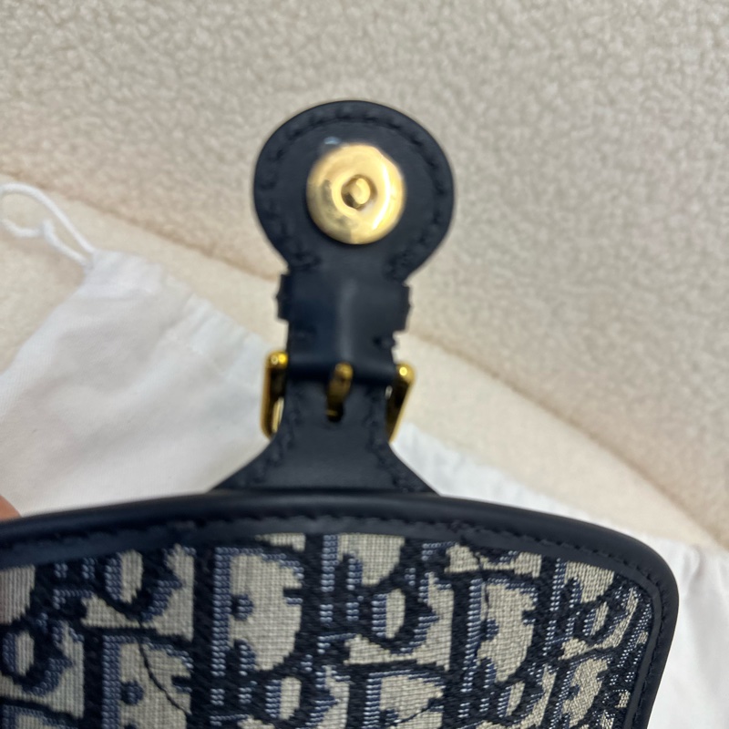 ior迪奧Bobby小號老花單肩斜挎包,經典老花配色,-5