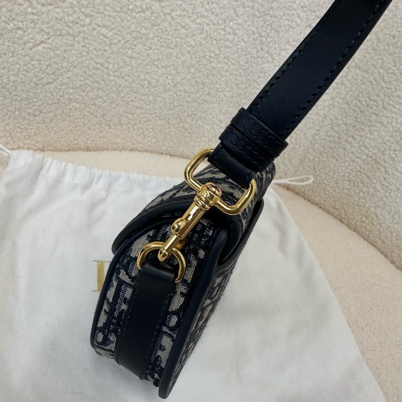 ior迪奧Bobby小號老花單肩斜挎包,經典老花配色,-10