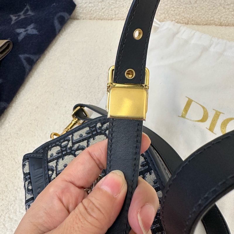 ior迪奧Bobby小號老花單肩斜挎包,經典老花配色,-14