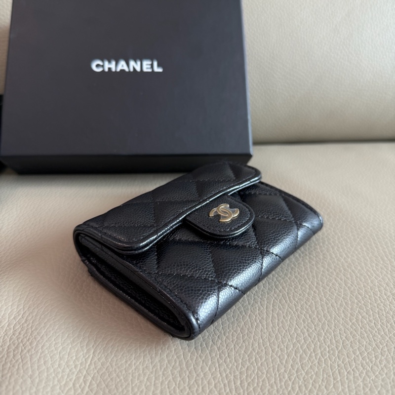 「M.Y精品」 Chanel 小香 雙層卡包 短夾-1