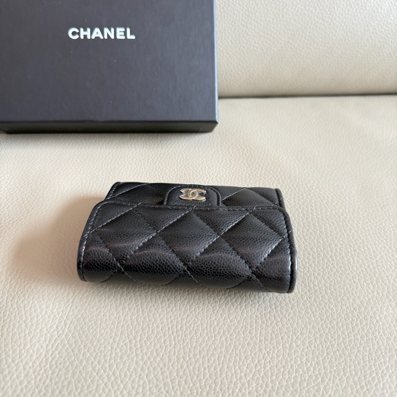 「M.Y精品」 Chanel 小香 雙層卡包 短夾-4