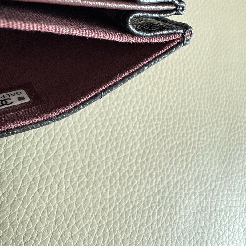 「M.Y精品」 Chanel 小香 雙層卡包 短夾-12