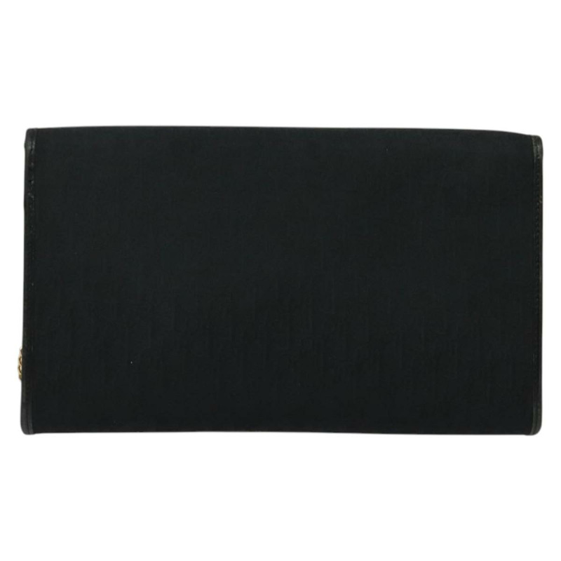 【日本直送】Christian Dior Trotter 帆布鏈條單肩包 黑金 正品 yk19482-1