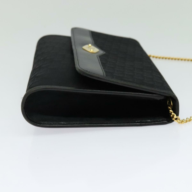 【日本直送】Christian Dior Trotter 帆布鏈條單肩包 黑金 正品 yk19482-3