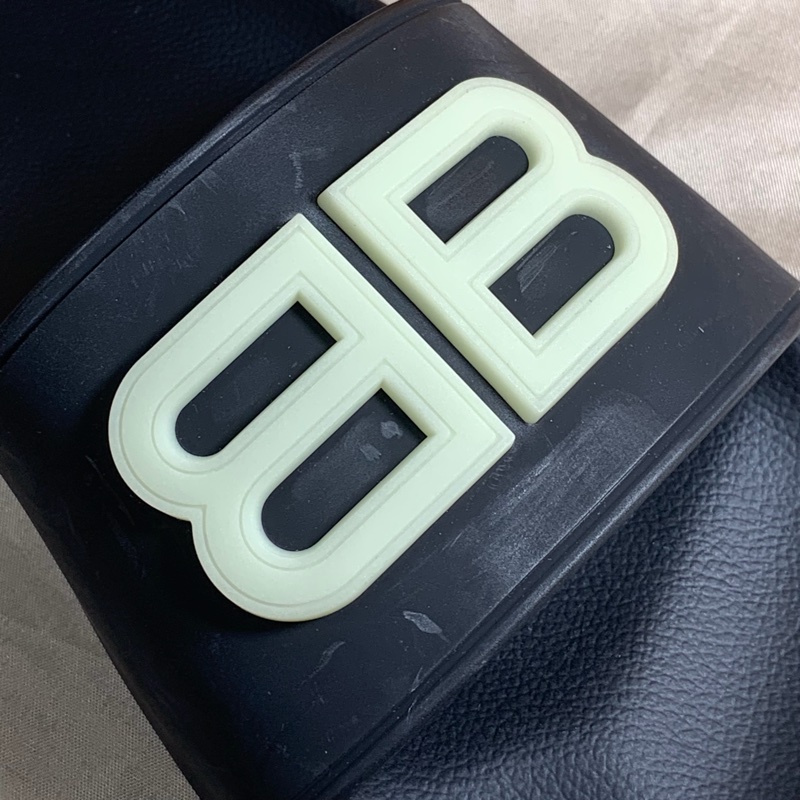 🎁全台最甜 全新盒裝 Balenciaga 巴黎世家復古做舊36號大BB拖鞋-2