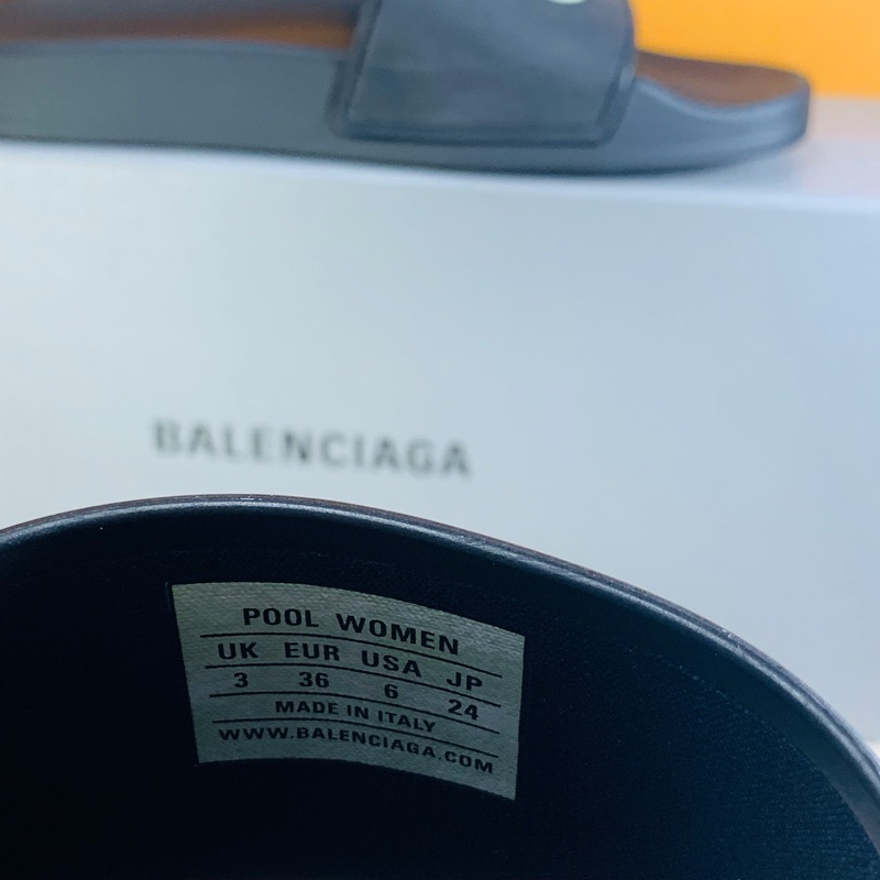 🎁全台最甜 全新盒裝 Balenciaga 巴黎世家復古做舊36號大BB拖鞋-7