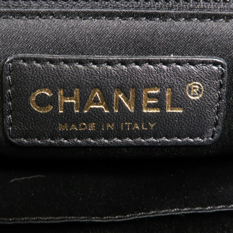 CHANEL 牛皮皮革Shoulder Bag 金扣鏈帶肩背袋-5